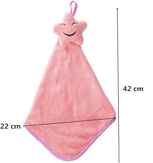 Star Kitchen Cleaning Towel, Microfiber Hanging Hand Towel, Cute Baby Towel, Bathing Towel For Children Kids Bathroom, Soft Hand Drying Towel, Coral Velvet Absorbent Cloth, Sink Towel with Loop, Hand Kitchen Towel Napkin with Ties Star Kitchen Cleaning Towel, Microfiber Hanging Hand Towel, Cute Baby Towel, Bathing Towel For Children Kids Bathroom, Soft Hand Drying Towel, Coral Velvet Absorbent Cloth, Sink Towel with Loop, Hand Kitchen Towel Napkin with Ties